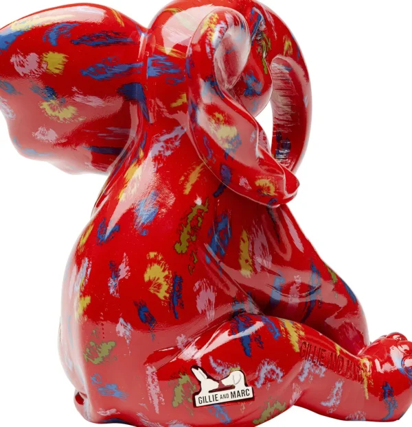 Koriste-Esineet>KARE Design Elephant Dots Elefantti Koriste-esine Punainen 18cm