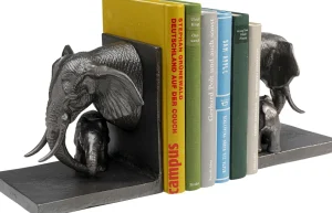 Kirjatuet>KARE Design Elephant Family Elefantti Kirjatuet (2/Setti)