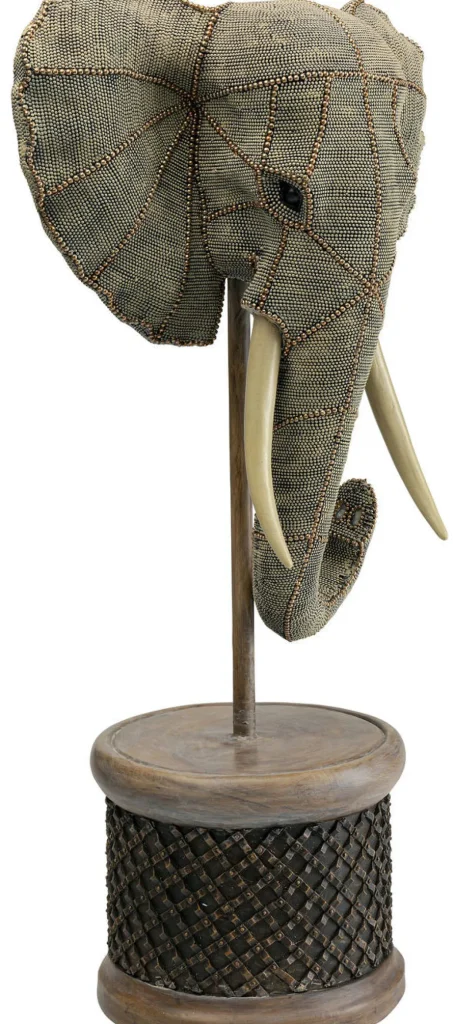 Koriste-Esineet>KARE Design Elephant Head Pearls Elefantti Koriste-esine 76cm