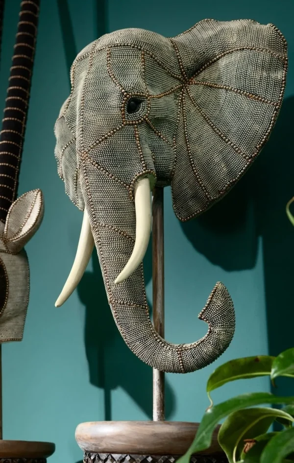 Koriste-Esineet>KARE Design Elephant Head Pearls Elefantti Koriste-esine 76cm