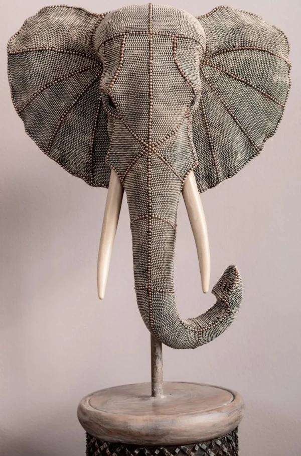 Koriste-Esineet>KARE Design Elephant Head Pearls Elefantti Koriste-esine 76cm
