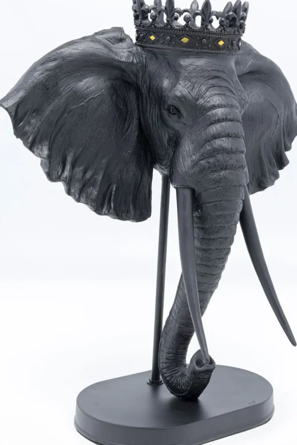 Koriste-Esineet>KARE Design Elephant Royal Elefantti Koriste-esine Musta 57cm
