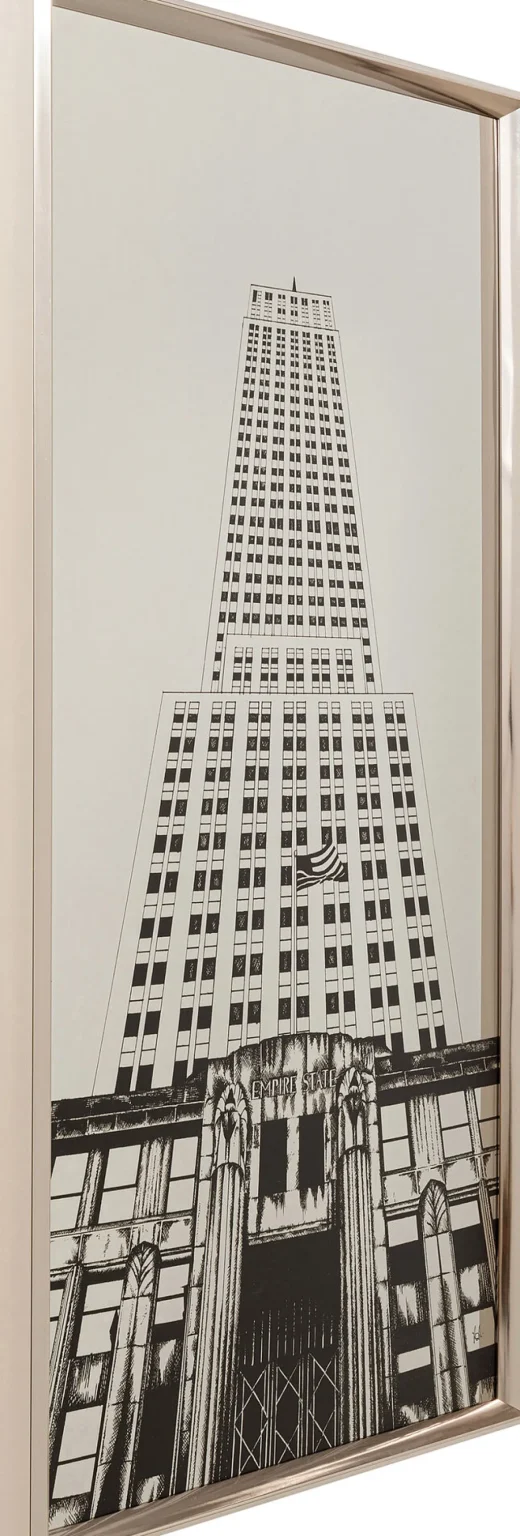Taulut | Olohuone>KARE Design Empire State Mirror Kehystetty Taulu/peili 77x130cm