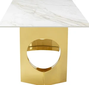 Pöydät>KARE Design Eternity Oho Pöytä, Kulta, Keraaminen Pöytälevy 180x90cm