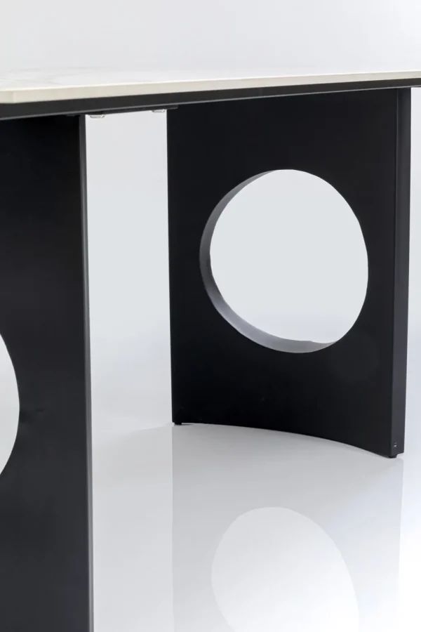 Pöydät>KARE Design Eternity Oho Pöytä, Musta, Keraaminen Pöytälevy 180x90cm