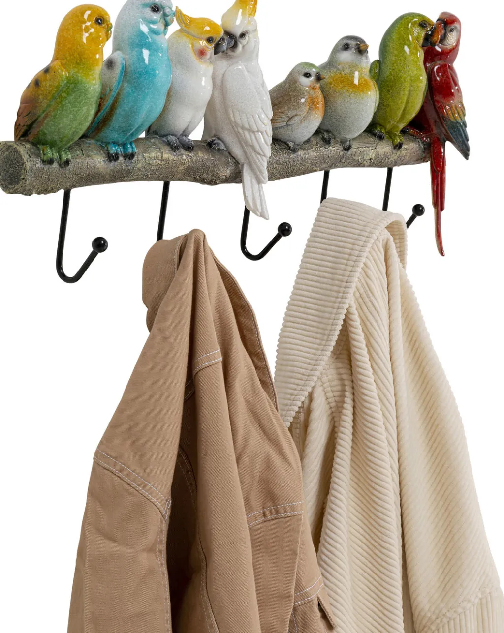 exotic_birds_vaatenaulakko_3.webp Seinänaulakot>KARE Design Exotic Birds Vaatenaulakko