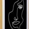 Taulut>KARE Design Faccia Arte Woman Kasvot Kehystetty Taulu 60x80cm