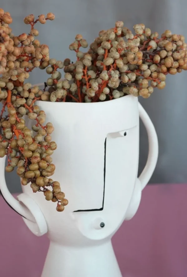 Maljakot | Olohuone>KARE Design Face Pot Maljakko 30cm
