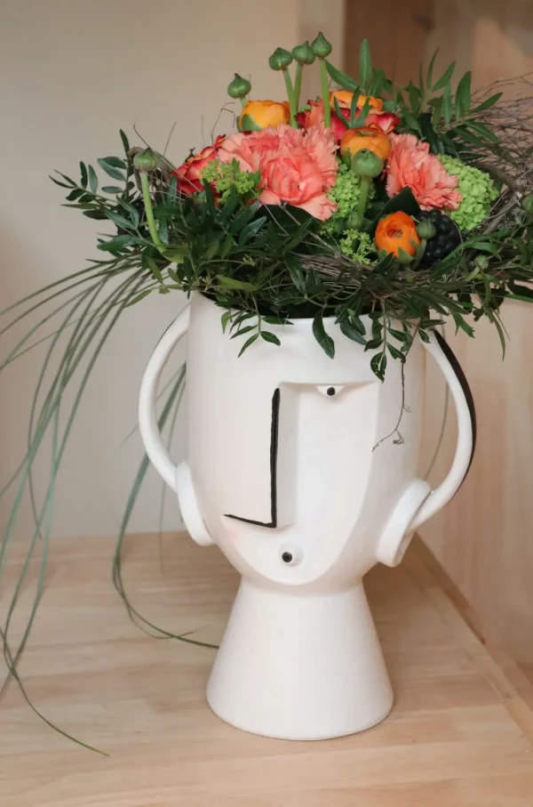 Maljakot | Olohuone>KARE Design Face Pot Maljakko 30cm