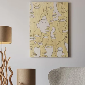 Taulut | Olohuone>KARE Design Faces Canvastaulu 70x100cm
