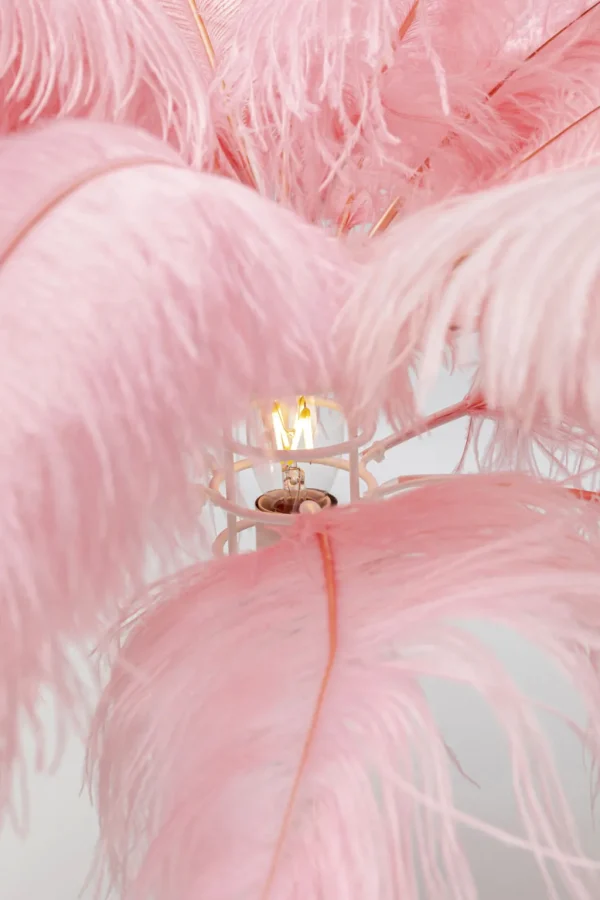 Lattiavalaisimet>KARE Design Feather Palm Lattiavalaisin Pinkki 165cm