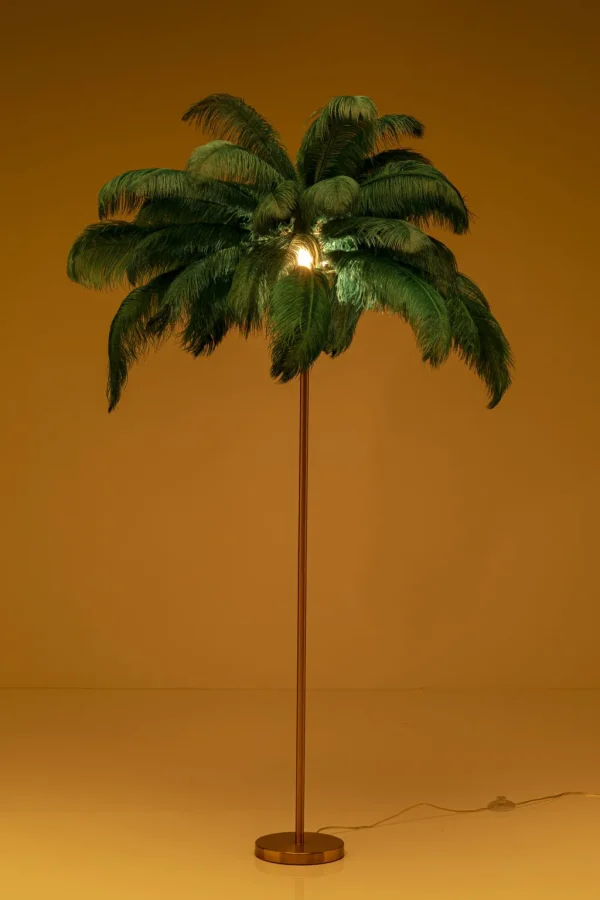 Lattiavalaisimet>KARE Design Feather Palm Lattiavalaisin Vihreä 165cm