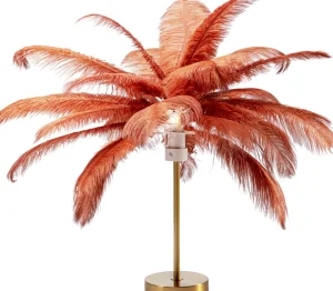 Pöytävalaisimet>KARE Design Feather Palm Pöytävalaisin, Ruosteenpunainen 60cm