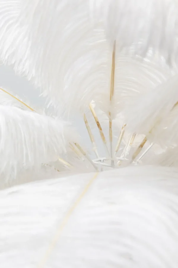 Pöytävalaisimet>KARE Design Feather Palm Pöytävalaisin Valkoinen 60cm