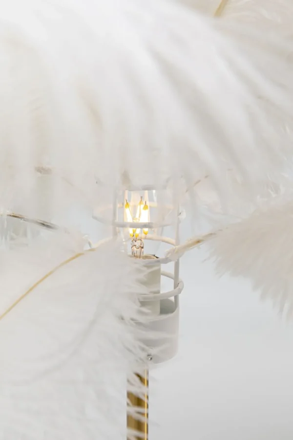 Pöytävalaisimet>KARE Design Feather Palm Pöytävalaisin Valkoinen 60cm