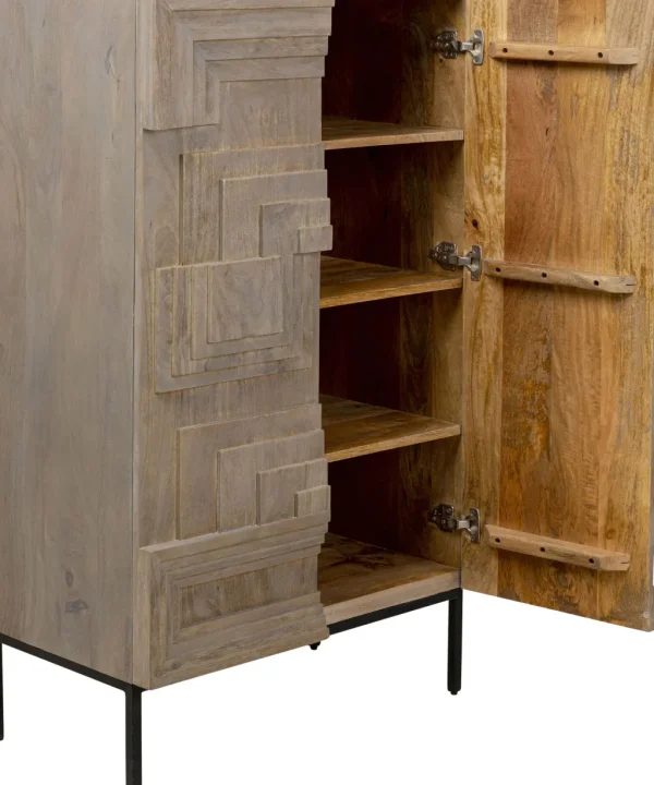 Senkit | Lipastot>KARE Design Figaro Kaappi, Mangopuu, 80x135cm