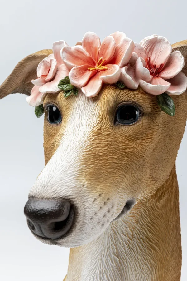 Koriste-Esineet>KARE Design Fiori Greyhound, Vinttikoira Koriste-esine, Figuuri 47cm