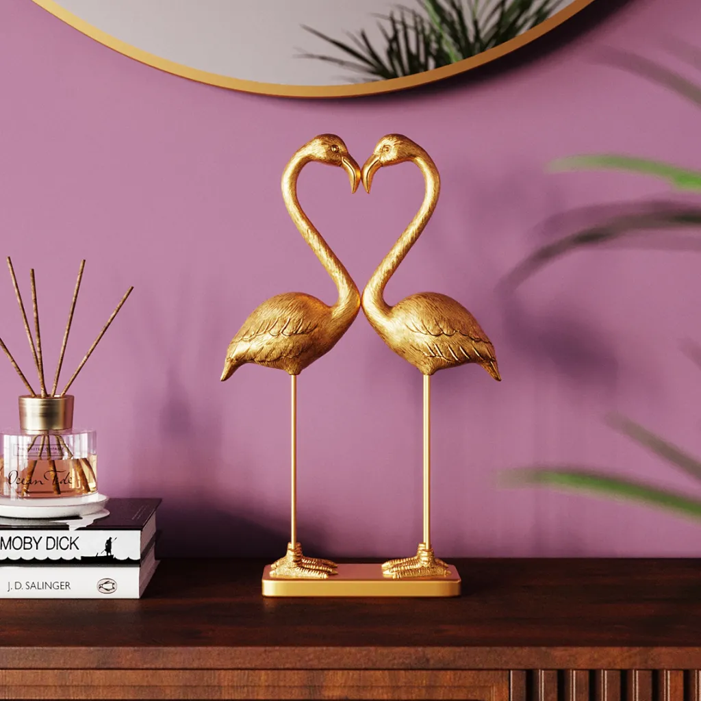 flamingo_love_gold_koristeesine_cm_3.webp Koriste-Esineet>KARE Design Flamingo Love Gold Koriste-esine 39cm