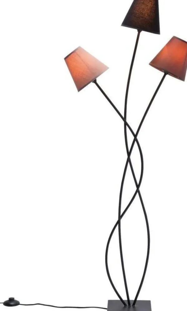 Lattiavalaisimet | Olohuone>KARE Design Flexible Mocca Tre Lattiavalaisin