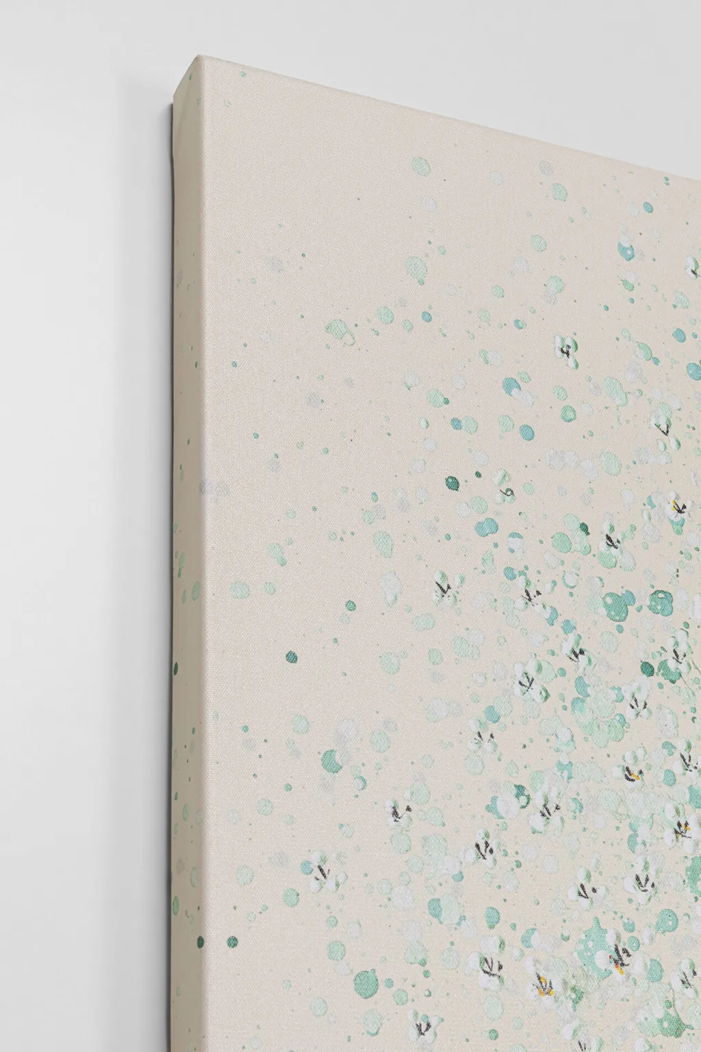 flower_boat_canvas_taulu__beige_vihre_xcm_4.webp Taulut | Olohuone>KARE Design Flower Boat Canvas Taulu - Beige, Vihreä 120x160cm