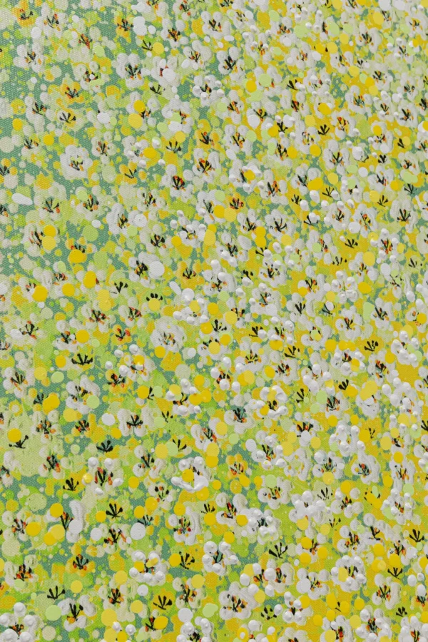 Taulut>KARE Design Flower Boat Canvas Taulu - Vihreä, Keltainen 80x100cm