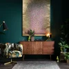 Olohuone>KARE Design Flower Boat Taulu Kulta/pinkki 120x160cm