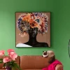 Taulut>KARE Design Flower Hair Kukka Hiukset 120x120cm