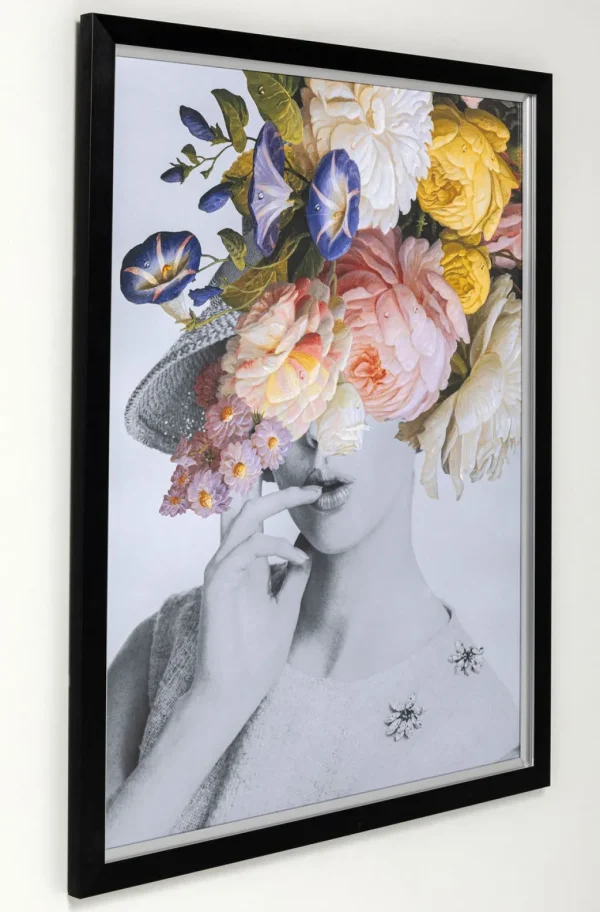 Taulut>KARE Design Flower Lady Pastel Taulu 117x154cm