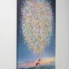 Taulut | Olohuone>KARE Design Flying Elephant At Night, Elefantti Canvas Taulu, 120x160cm