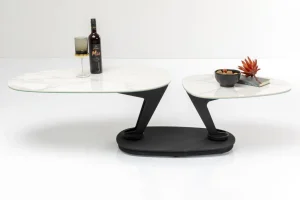 Sohvapöydät>KARE Design Franklin Sohvapöytä, Valkoinen 150x58cm