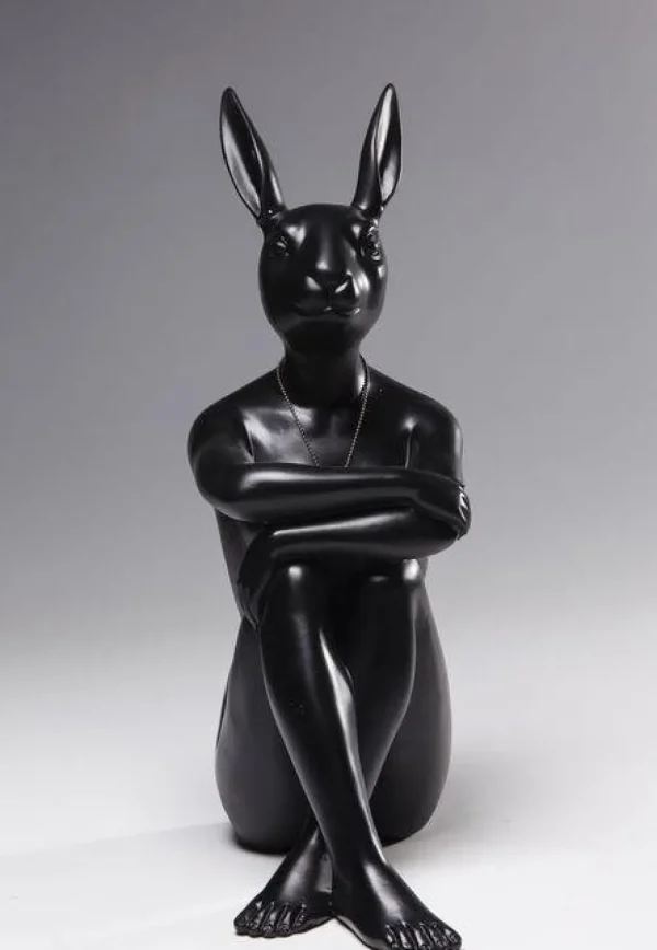Koriste-Esineet>KARE Design Gangster Rabbit Koriste-esine, Musta