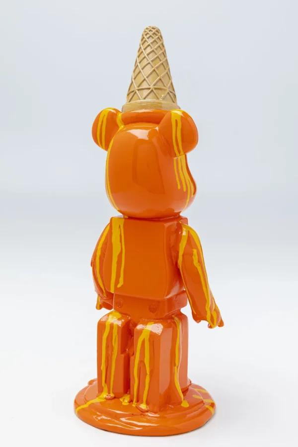 Koriste-Esineet>KARE Design Gelato Bear Jäätelö Karhu Koriste-esine, Oranssi 40cm