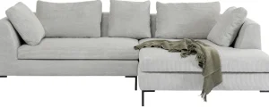 Kulmasohvat>KARE Design Gianni Cord Kulmasohva, Harmaa, Oikea