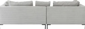 Kulmasohvat>KARE Design Gianni Cord Kulmasohva, Harmaa, Vasen