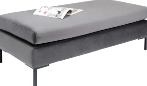 Rahit Ja Jakkarat>KARE Design Gianni Rahi - Samettia, Musta, Harmaa