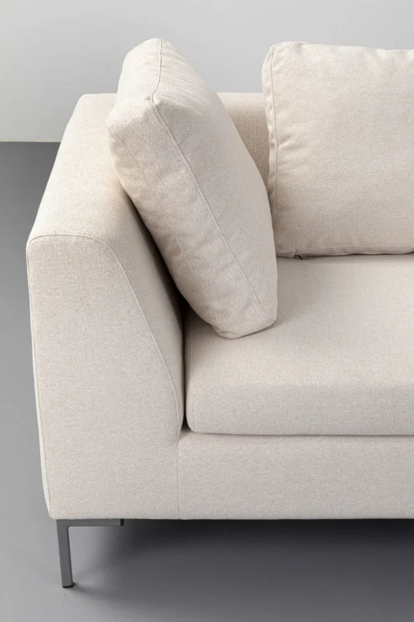 Kulmasohvat>KARE Design Gianni XS Kulmasohva Oikea, Kermanvärinen