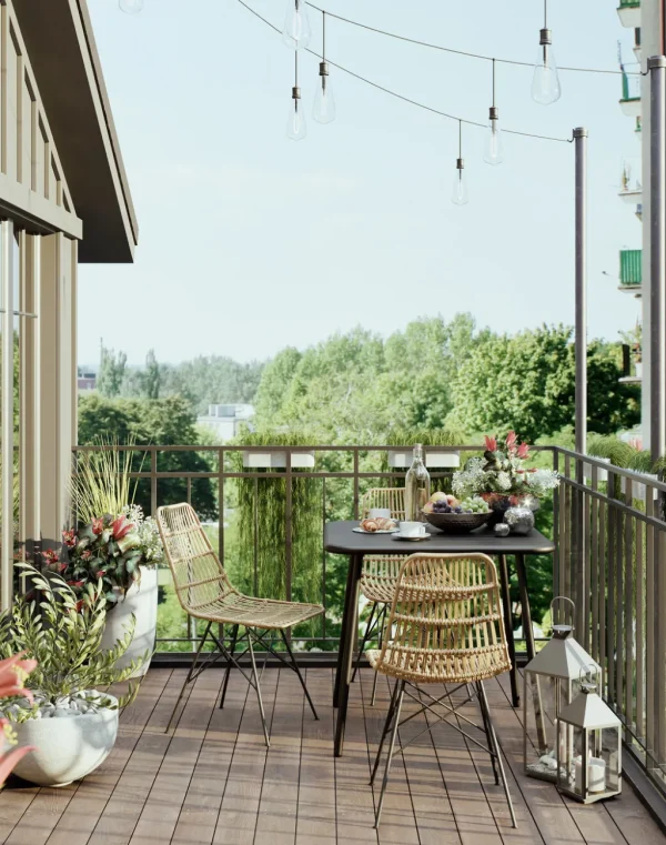 Lyhdyt>KARE Design Giardino Lyhdyt, Hopea (4/Setti)