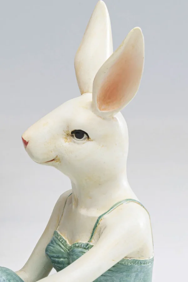 Pöytävalaisimet>KARE Design Girl Rabbit Tyttö Kani, Pupu Pöytävalaisin 21cm