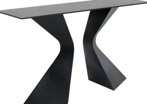 Konsolipöydät Ja Sivupöydät>KARE Design Gloria Konsolipöytä - Musta, Keraaminen Taso 140x81cm