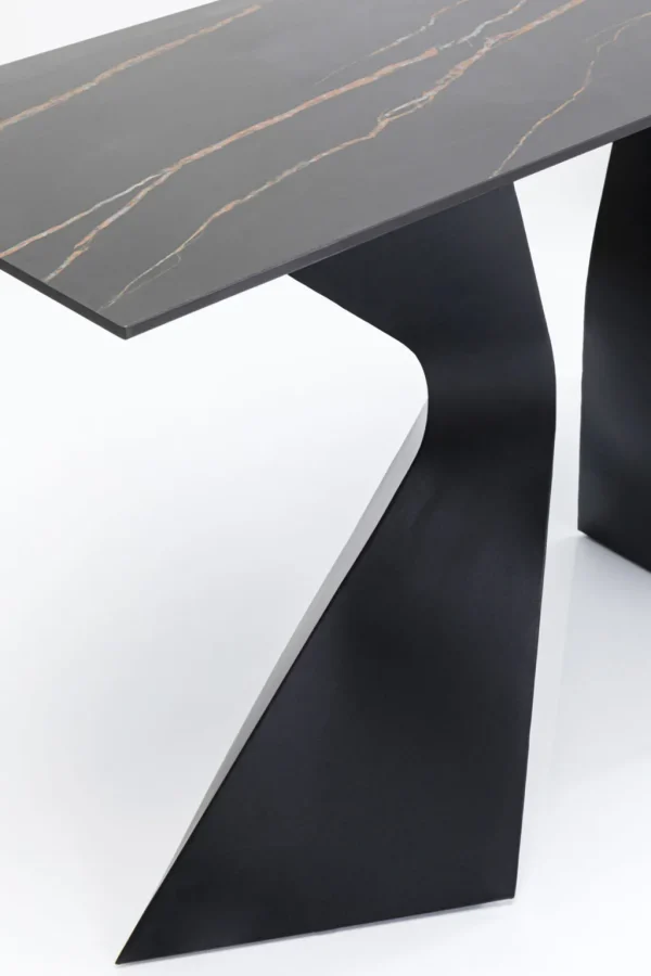 Konsolipöydät Ja Sivupöydät>KARE Design Gloria Konsolipöytä - Musta, Keraaminen Taso 140x81cm