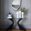 Konsolipöydät Ja Sivupöydät>KARE Design Gloria Konsolipöytä, Musta 140x81cm