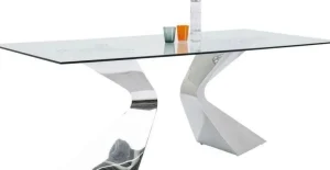 Pöydät>KARE Design Gloria Pöytä, Kromi 100x200cm