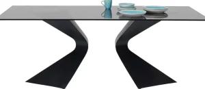 Pöydät>KARE Design Gloria Pöytä, Musta 200x100cm