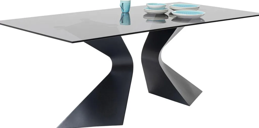 gloria_pyt_musta_xcm_4.webp Pöydät>KARE Design Gloria Pöytä, Musta 200x100cm