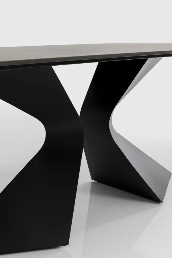Pöydät>KARE Design Gloria Pöytä Ulkokaluste, Keraaminen Pöytälevy, Musta, 180x90cm