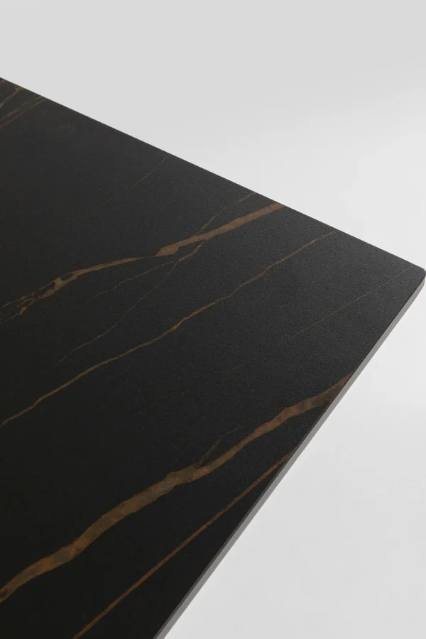 Pöydät>KARE Design Gloria Pöytä Ulkokaluste, Keraaminen Pöytälevy, Musta, 180x90cm