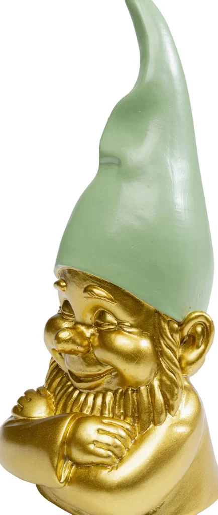 Koriste-Esineet>KARE Design Gnome Tonttu Koriste-esine Kulta-vihreä 21 Cm