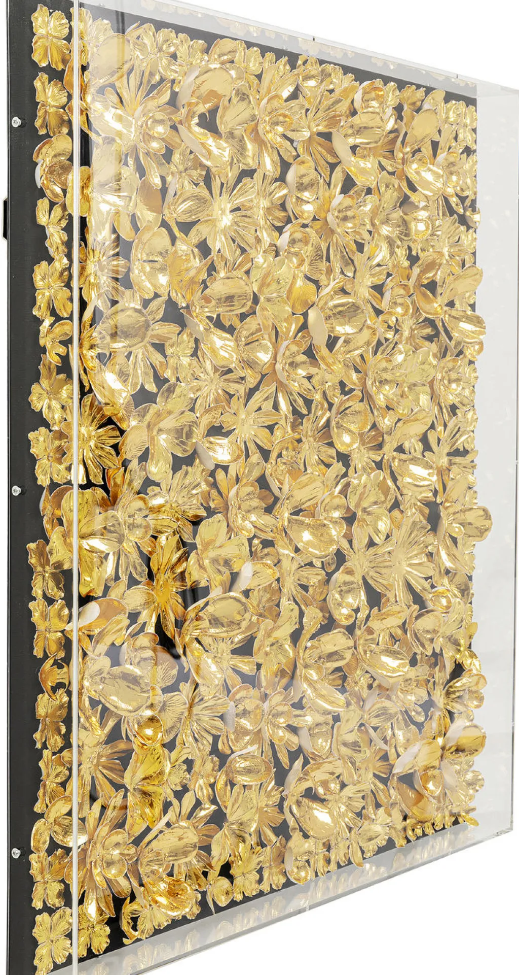 gold_flower_kehystetty_taulu_xcm_1.webp Seinäkoristeet>KARE Design Gold Flower Kehystetty Taulu 80x80cm