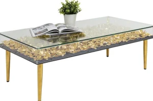 Sohvapöydät>KARE Design Gold Flowers Sohvapöytä 120x60cm