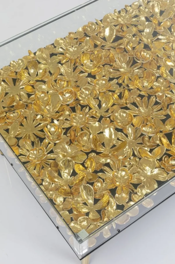 Sohvapöydät>KARE Design Gold Flowers Sohvapöytä 120x60cm